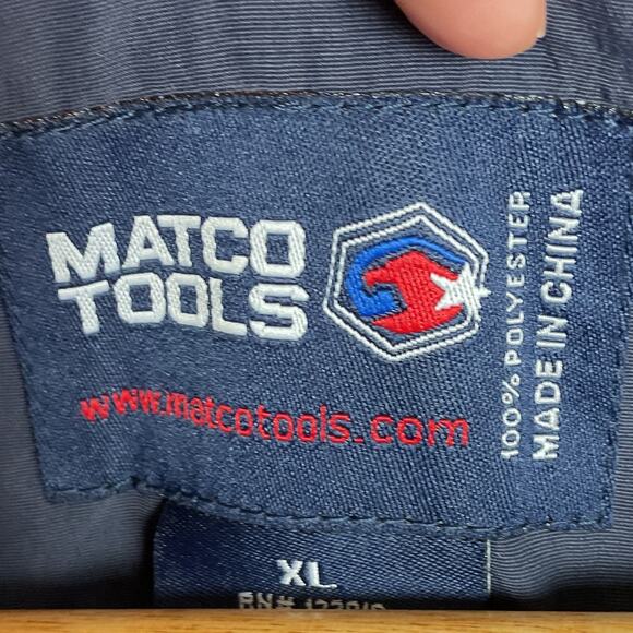 Matco Tools Windbreaker Full Zip Embroidered Logo Jacket XL - Picture 10 of 14